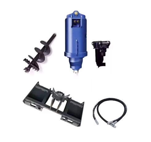Auger Drill Attachment - Mini Excavators or Skid Steer Loader
