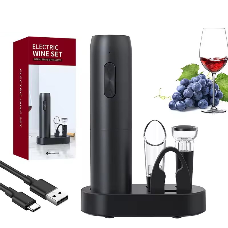 Electric Pallet Jack - 4-in-1 Electric Bottle Wine Opener Set