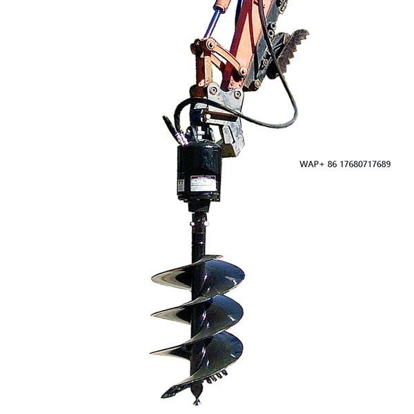Auger Drill Attachment - Excavator Attachments Hydraulic Earth Drill Auger