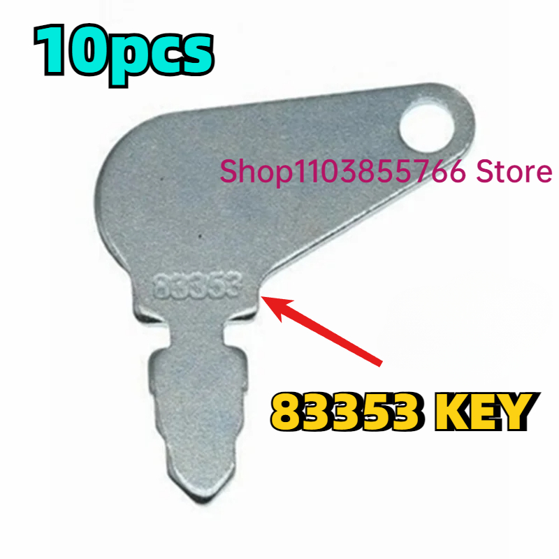 10PCS  83353 Keys For Kubota C - Heavy Equipment Construction recension och pris