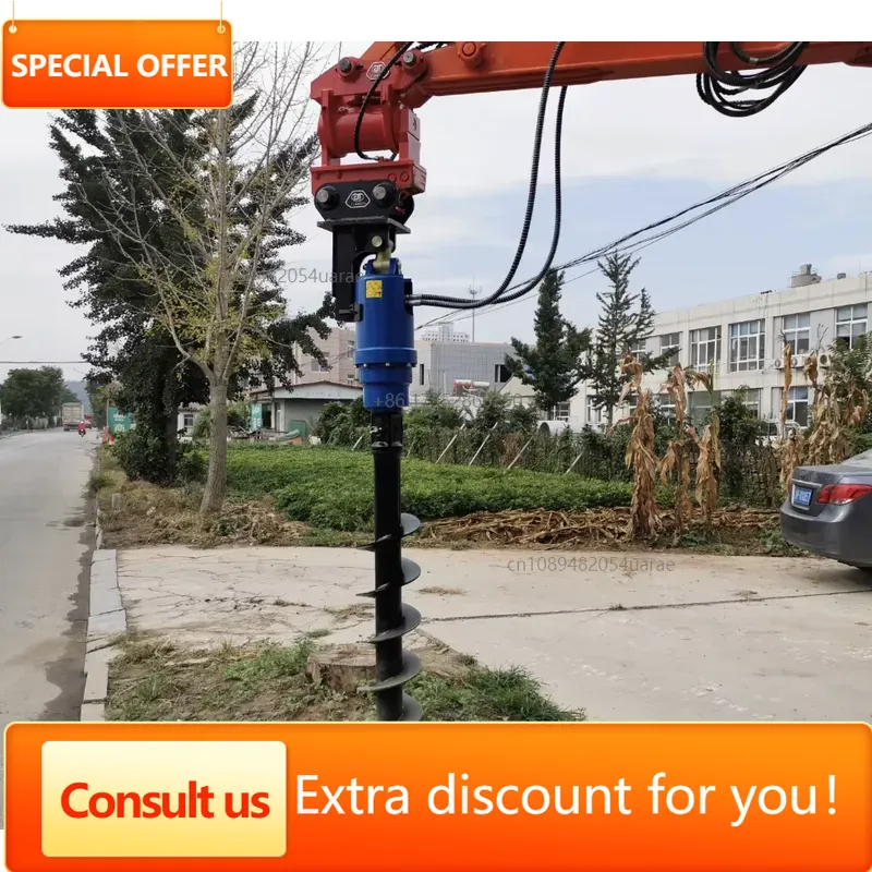 Hydraulic Earth Auger Drill At - Auger Drill Attachment recension och pris