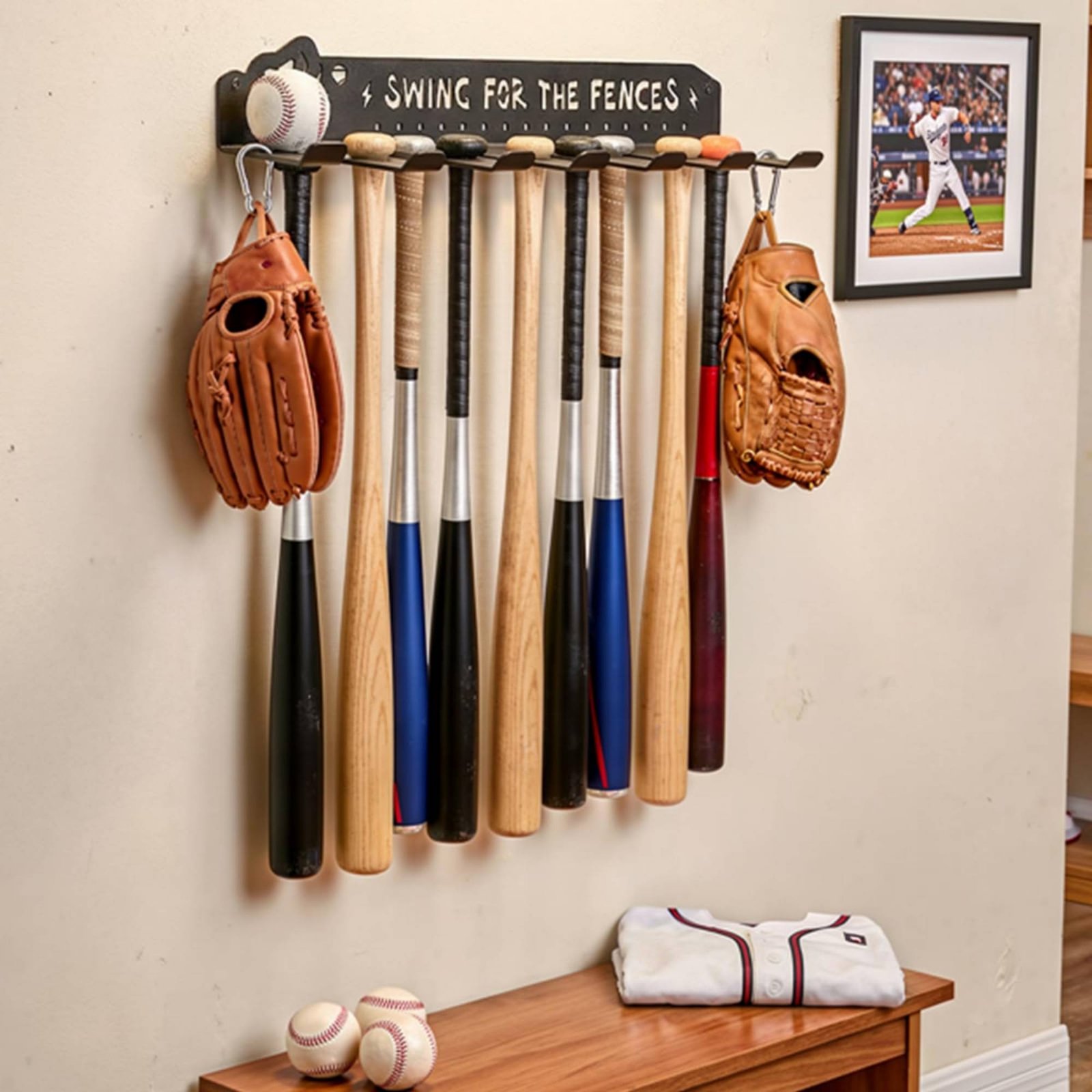 8 Hook Sports Equipment Rack H - Heavy Equipment Garage recension och pris