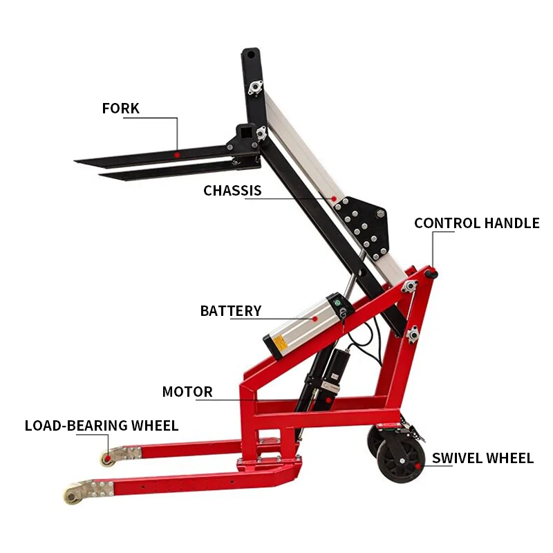 Portable Electric Hydraulic Fo - Electric Pallet Jack recension och pris