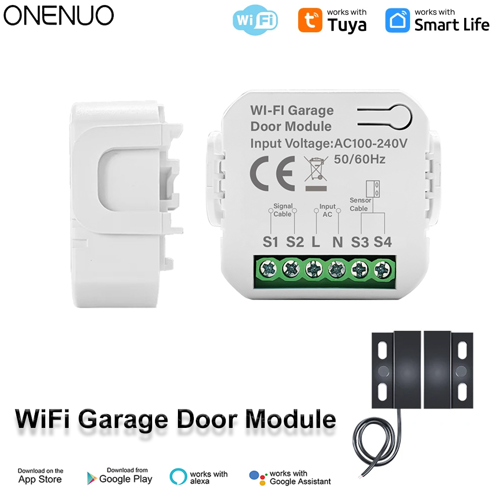 Smart Tuya WiFi Garage Door Sw - Heavy Equipment Garage recension och pris