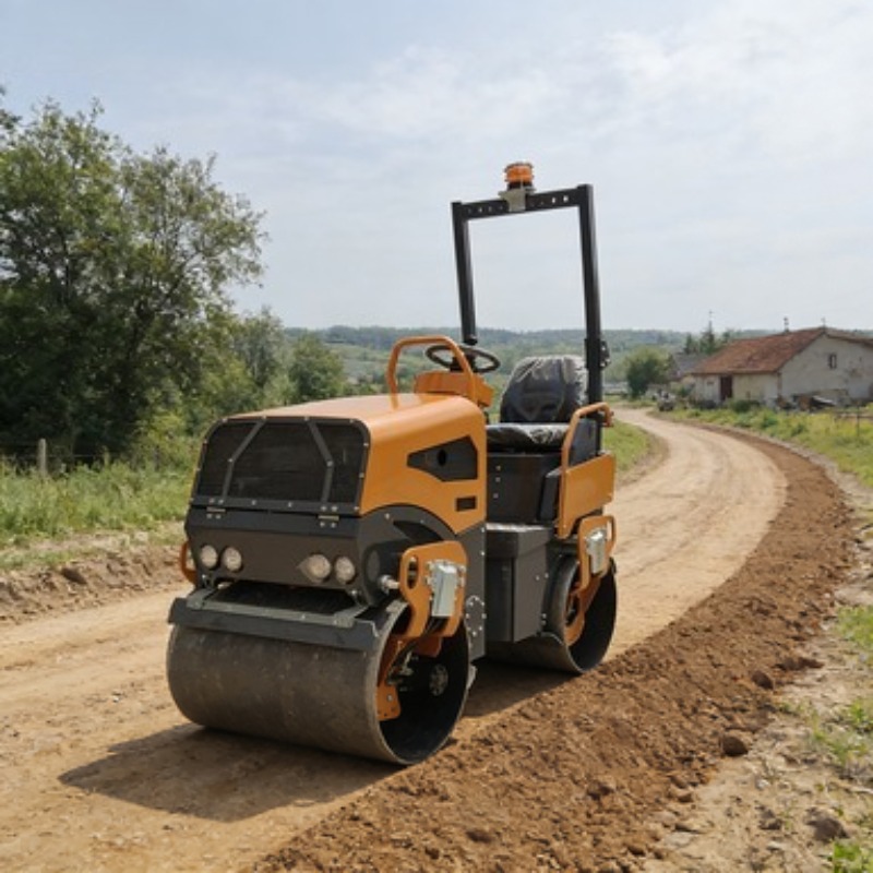Compactor Road Roller Vibrator - Heavy Equipment For Construction recension och pris