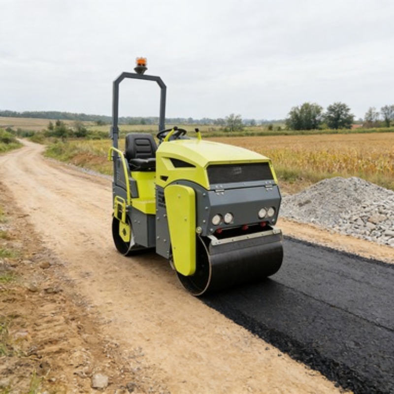 Compactor Road Roller Vibrator - Heavy Equipment For Construction recension och pris