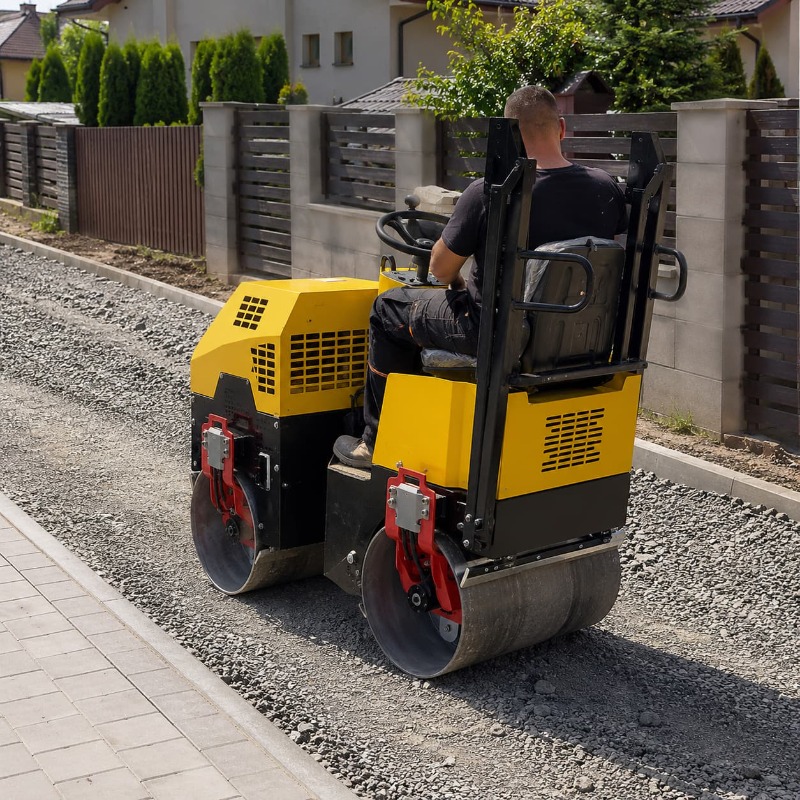Double Drum Vibratory Road Rol - Heavy Equipment For Construction recension och pris