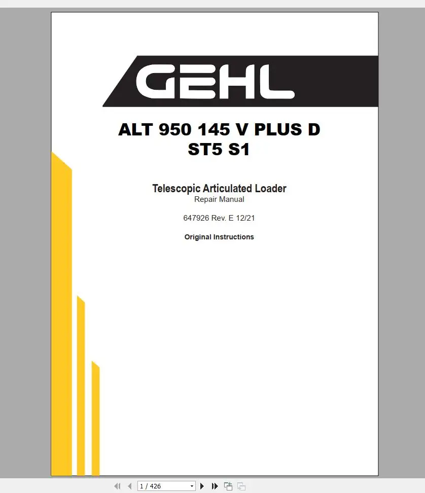 SpecDiag GEHL Machinery Heavy  - Heavy Equipment Electrical Pdf recension och pris