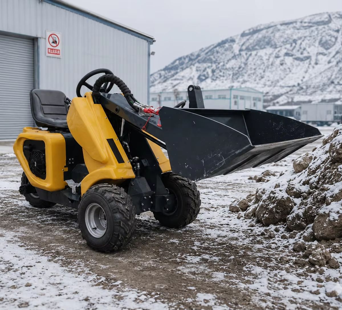 CE Certified Compact 3 Wheel L - Heavy Equipment Jobs recension och pris