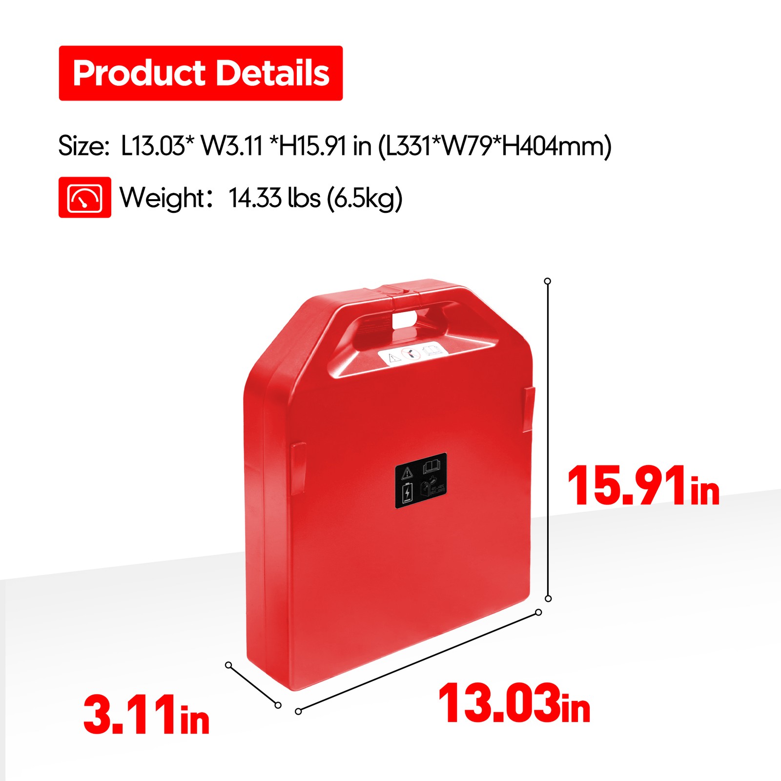 24V 20Ah Lithium Battery for E - Electric Pallet Jack recension och pris