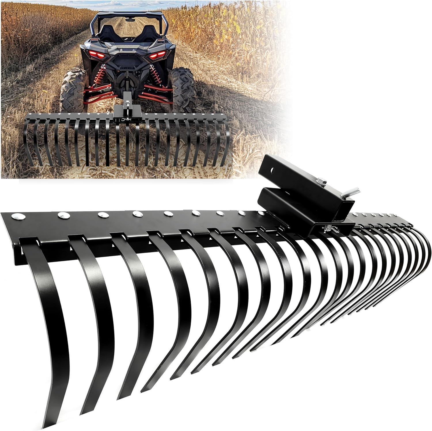 Landscape Rake Pine Straw Tow  - Heavy Equipment Landscaping recension och pris