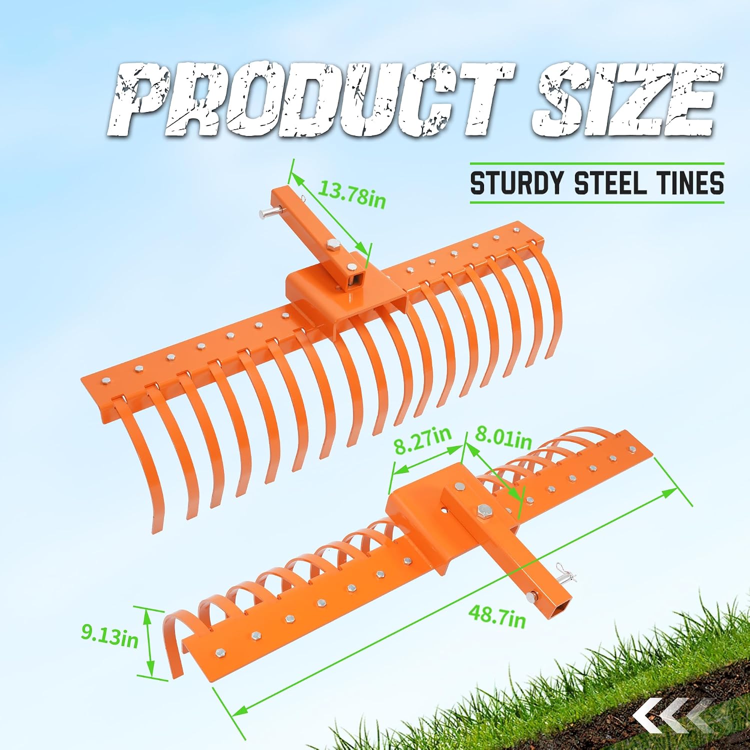 Landscape Rake Tow Behind Gard - Heavy Equipment Landscaping recension och pris