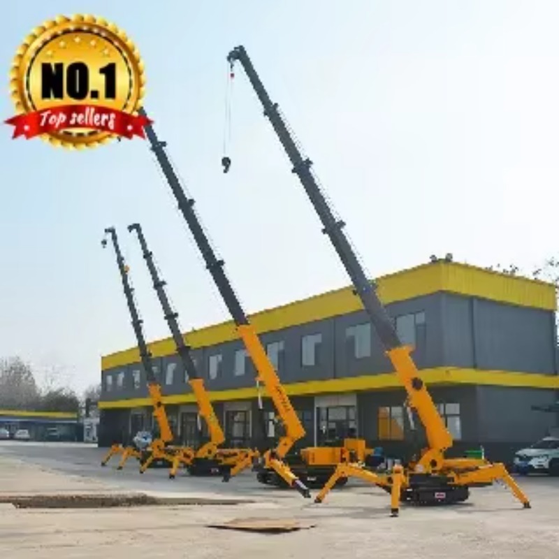 8T Hydraulic Spider Crane Heav - Heavy Equipment For Construction recension och pris